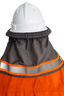 Ozzy Hardhat Shade - UPF50+ Neck Sun Protection - Hi Vis Grey