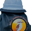 Ozzy Hardhat Shade - UPF50+ Neck Sun Protection - Kookaburra Black