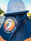 Ozzy Hardhat Shade - UPF50+ Sun Neck Protection - Kookaburra Navy