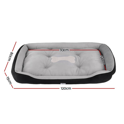 i.Pet Pet Bed Dog Bed Soft PP Cotton Mat Sleeping Comfy Cushion Washable Extra Large