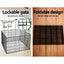 i.Pet 30" 8 Panel Dog Playpen Pet Fence Exercise Cage Enclosure Play Pen