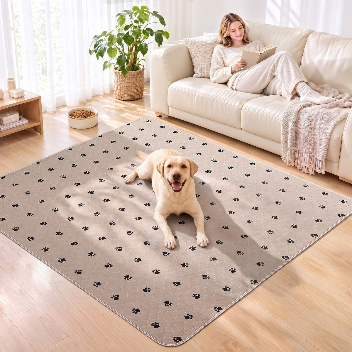 i.Pet Pet Training Pads Washable Dog Pee Pads Puppy Toilet Mat 183x183cm