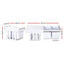 Cefito Pull Out Bin Kitchen Double Basket 2X15L White
