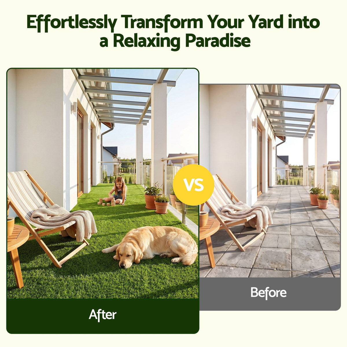 Prime Turf Artificial Grass Turf Tiles Interlocking Fake Grass Mat for Balcony Pet 12 Pack
