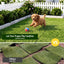 Prime Turf Artificial Grass Turf Tiles Interlocking Fake Grass Mat for Balcony Pet 9 Pack