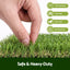 Prime Turf Artificial Grass Turf Tiles Interlocking Fake Grass Mat for Balcony Pet 9 Pack