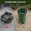 Weisshorn 100L/22Gal Collapsible Rain Barrel PVC Water Tank Collection Storage for Garden Irrigation