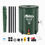 Weisshorn 50L/11gal Collapsible Rain Barrel PVC Water Tank Collection Storage for Garden Irrigation