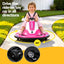 Rigo Ride on Cars Kids Bumper 12V Ride on Toy Toddler Remote Control Pink