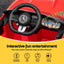 Ride On Car Licensed Mercedes Benz AMGC63 Kids Electric Car 12V Music Red