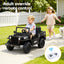 Rigo Kids Electric Ride On Car Jeep Military Off Road Toy Cars Remote 12V Black