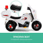 Rigo Kids Electric Ride On Police Motorcycle Motorbike 6V Battery White