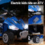 Rigo Kids Ride On Car ATV Quad Motorbike Electric Outdoor Toys 12V Blue