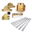 Roller Guide Gate Opener Track Stopper Sliding Hardware Accessories