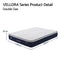 RoomSense Double 30cm Latex Hybrid Mattress Bundle with Metal Bed Frame