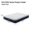 RoomSense Queen 30cm Latex Hybrid Mattress Bundle with Metal Bed Frame
