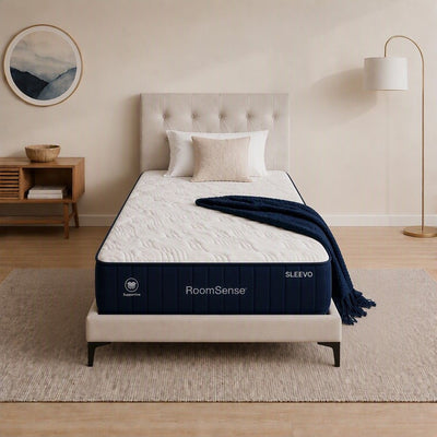 RoomSense Single Mattress, 26cm Orthopedic Firm Mattress for Back Pain Relief, Pocket Spring Hybrid Mattress King Size for Home & Rental