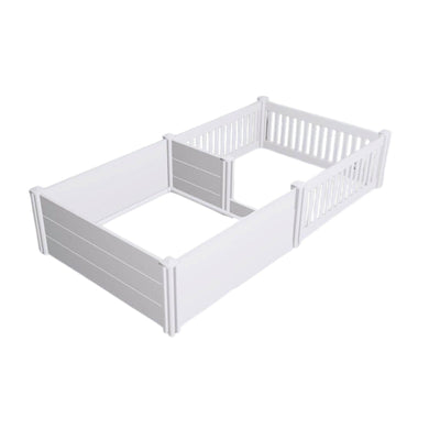 Rooster Farms 1.9m x 0.95m PVC Dog Whelping Box + Playpen Kit - Anti-Crush
