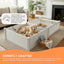 Rooster Farms 2.3m x 1.15m PVC Dog Whelping Box + Playpen Kit - Anti-Crush