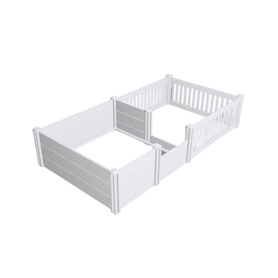 Rooster Farms 2.3m x 1.15m PVC Dog Whelping Box + Playpen Kit - Anti-Crush