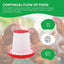Rooster Farms 3Kg Automatic Chicken Feeder - Poultry Hen Feeding Seed Bucket