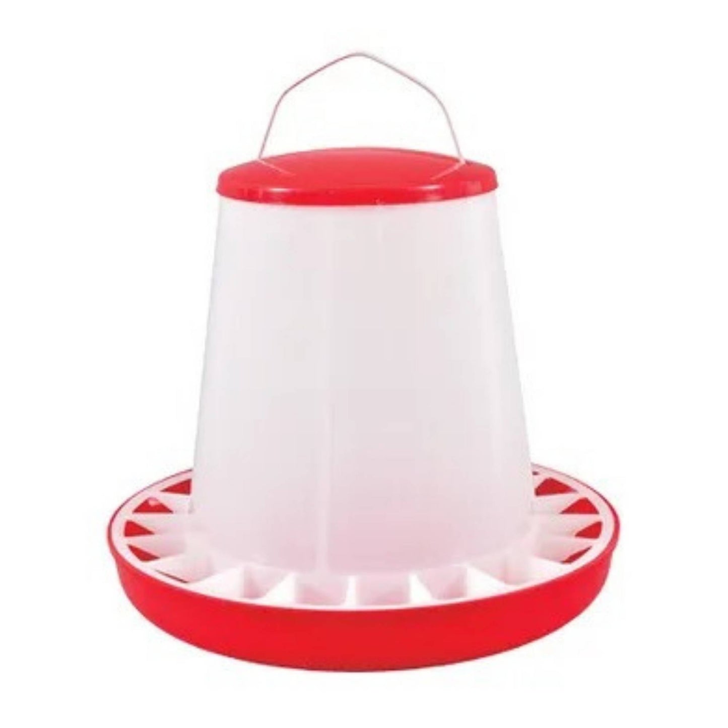 Rooster Farms 3Kg Automatic Chicken Feeder - Poultry Hen Feeding Seed Bucket