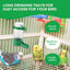 Rooster Farms 5x Bird Cage Water Dispenser Drinker for Pet Parrot Budgie Aviary