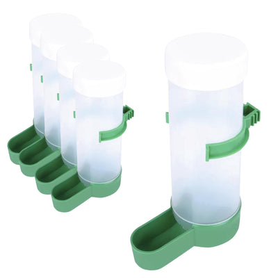 Rooster Farms 5x Bird Feeder Automatic Food Dispenser Parrot Budgie Cage