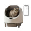 Rooster Farms Smart Cat Litter Box Automatic WiFi Self Cleaning Tray 68L