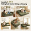 Artiss Convertible Folding Sofa Bed Green