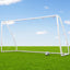 Everfit 12FT Soccer Football Goal Net UPVC Frame with PE Mesh Weatherproof Portable Goals for Backyard Training Competitive Play