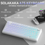 SOLAKAKA A75 75% Gasket Mechanical Keyboard Tri-Mode Hot-Swap Knob