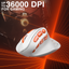 SOLAKAKA E9 Pro Vertical MMO Mouse Tri-Mode 36000 DPI 8000Hz PAW3395