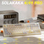 SOLAKAKA Ki99 Pro 99-Key Gasket Mechanical Keyboard Tri-Mode Hot-Swap Knob