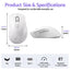 SOLAKAKA Silent Wireless Mouse Bluetooth 2.4GHz 4200 DPI 7 Buttons