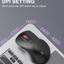 SOLAKAKA Silent Wireless Mouse Bluetooth 2.4GHz 4200 DPI 7 Buttons