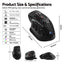 SOLAKAKA Wireless MMO Gaming Mouse 16 Buttons Bluetooth 24000 DPI RGB