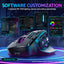 SOLAKAKA Wireless MMO Gaming Mouse 16 Buttons Bluetooth 24000 DPI RGB