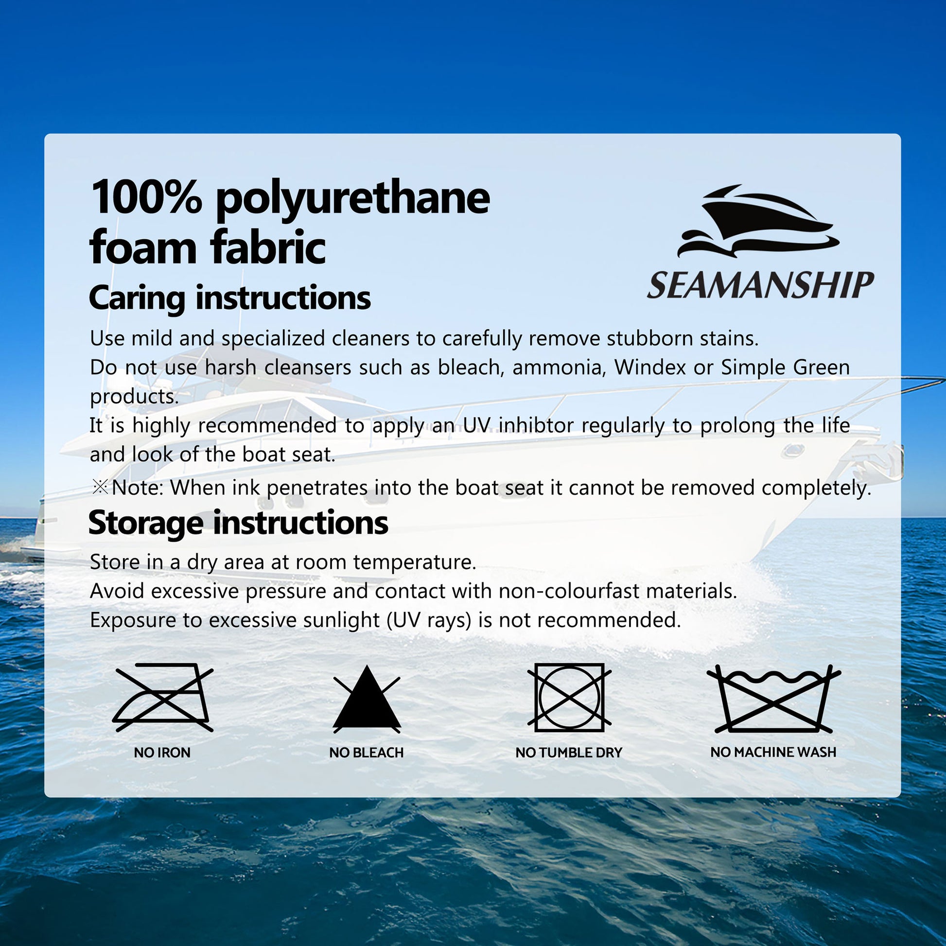 Seamanship 2X Folding Boat Seats with 2X Adjustable Pedestals 55–75cm Marine Swivel Low Back 13cm Padding Charcoal