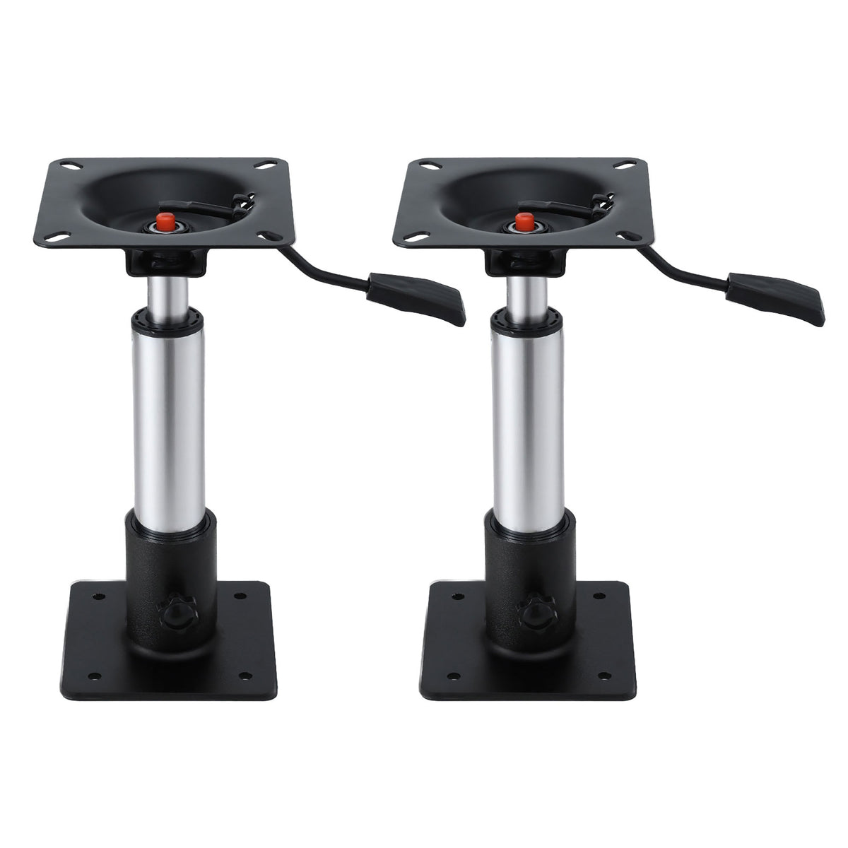 Seamanship Boat Seat Pedestal 34–46cm Adjustable Gas Lift 360 Degrees Swivel 2 Pack
