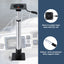 Seamanship Boat Seat Pedestal 55–75cm Adjustable Gas Lift 360 Degrees Swivel 2 Pack