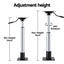 Seamanship Boat Seat Pedestal 55 - 75cm Adjustable Gas Lift 360 Degrees Swivel