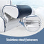 Seamanship Captain Bucket Boat Seats Flip Up Bolster Swivel 15cm Padding with Adjustable Pedestals 34–46cm Blue
