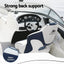 Seamanship Captain Bucket Boat Seats Flip Up Bolster Swivel 15cm Padding with Adjustable Pedestals 34–46cm Blue
