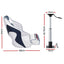 Seamanship Captain Bucket Boat Seats Flip Up Bolster Swivel 15cm Padding with Adjustable Pedestals 55–75cm Blue