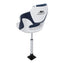 Seamanship Captain Bucket Boat Seats Flip Up Bolster Swivel 15cm Padding with Adjustable Pedestals 55–75cm Blue