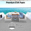 Seamanship EVA Foam Boat Flooring Deck Mat 240x90cm 6mm Diamond Light Grey