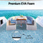 Seamanship EVA Foam Boat Flooring Decking Mat 240x90cm 6mm Blue Camo