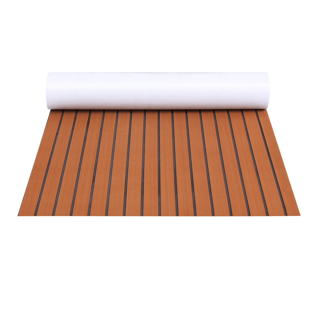 Seamanship EVA Foam Boat Flooring Decking Mat 240x90cm 6mm Brown