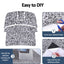 Seamanship EVA Foam Boat Flooring Decking Mat 240x90cm 6mm Snow Camo